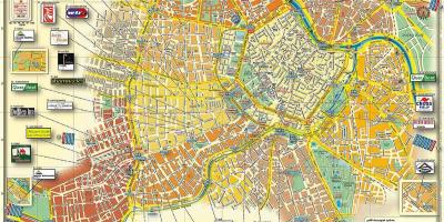Wene Oostenryk stad kaart