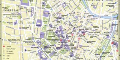 Wien stad kaart