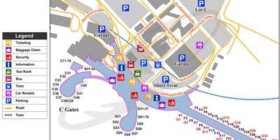 Wien lughawe kaart