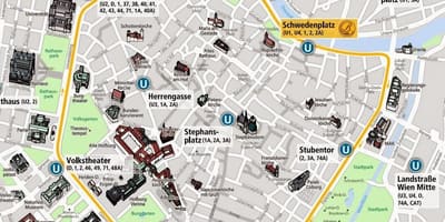 Wene tram kaart 2016